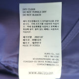 Recto Oversize Asymmetric Cropped Shirt Purple Poplin Size Extra Small