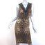 Dolce & Gabbana Lace-Trimmed Leopard Print Crepe Size 40 Sleeveless Sheath