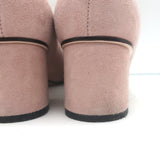 Gucci GG Marmont Fringed Suede Pumps Light Pink Size 37.5