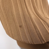 Zimmermann Open-Back Blouson Sleeve Sweater Brown Ribbed Knit Size 0