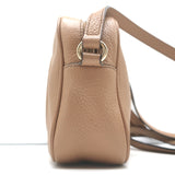 Gucci Small Soho Disco Crossbody Bag Beige Pebbled Leather