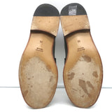 Gucci Kaveh GG Supreme Tassel Loafers Brown Leather & Beige Canvas Size 38