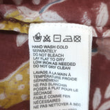 Cleobella Olivia Blouse Brown Dahlia Floral Print Cotton Size Extra Small NEW