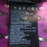 Ba&sh Cabri Blouse Violet Printed Metallic Fil Coupe Chiffon Size Extra Small