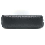 Saint Laurent Gaby Cosmetic Pouch Black Quilted Leather Small Clutch NEW