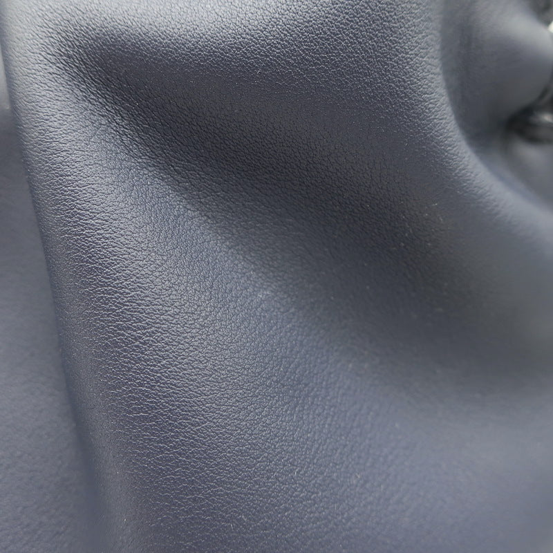 Loewe Medium Flamenco Clutch Abyss Blue Leather Crossbody Bag