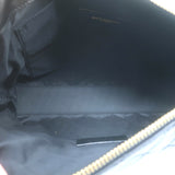 Saint Laurent Gaby Cosmetic Pouch Black Quilted Leather Small Clutch NEW