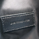 Saint Laurent Gaby Cosmetic Pouch Black Quilted Leather Small Clutch NEW