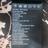 Ba&sh Caia Half-Button Blouse Carbone Floral Print Size Small 3/4 Sleeve Top