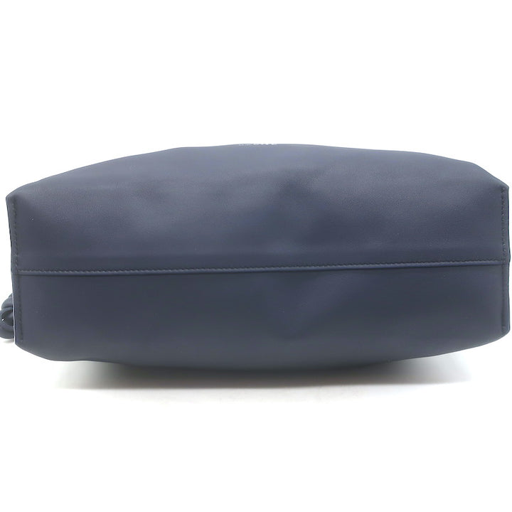 Loewe Medium Flamenco Clutch Abyss Blue Leather Crossbody Bag