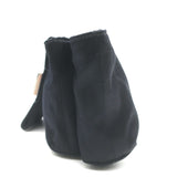 Stuart Weitzman Crystal-Embellished Satin Clutch Black Small Bag