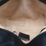 Gucci GG Marmont Mini Shoulder Bag Black Matelasse Leather Chain Strap Crossbody