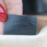 Gucci GG Marmont Mini Shoulder Bag Black Matelasse Leather Chain Strap Crossbody