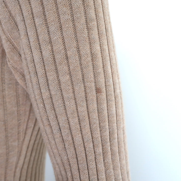 Cotton by Autumn Cashmere Two-Tone Cardigan Sweater Dress Black/Beige Size Small