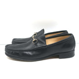 Gucci Horsebit Loafers Black Leather Size 11 B