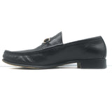 Gucci Horsebit Loafers Black Leather Size 11 B