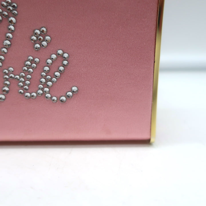 Judith Leiber x Barbie Crystal-Embellished Minaudiere Mini Clutch Bag Pink