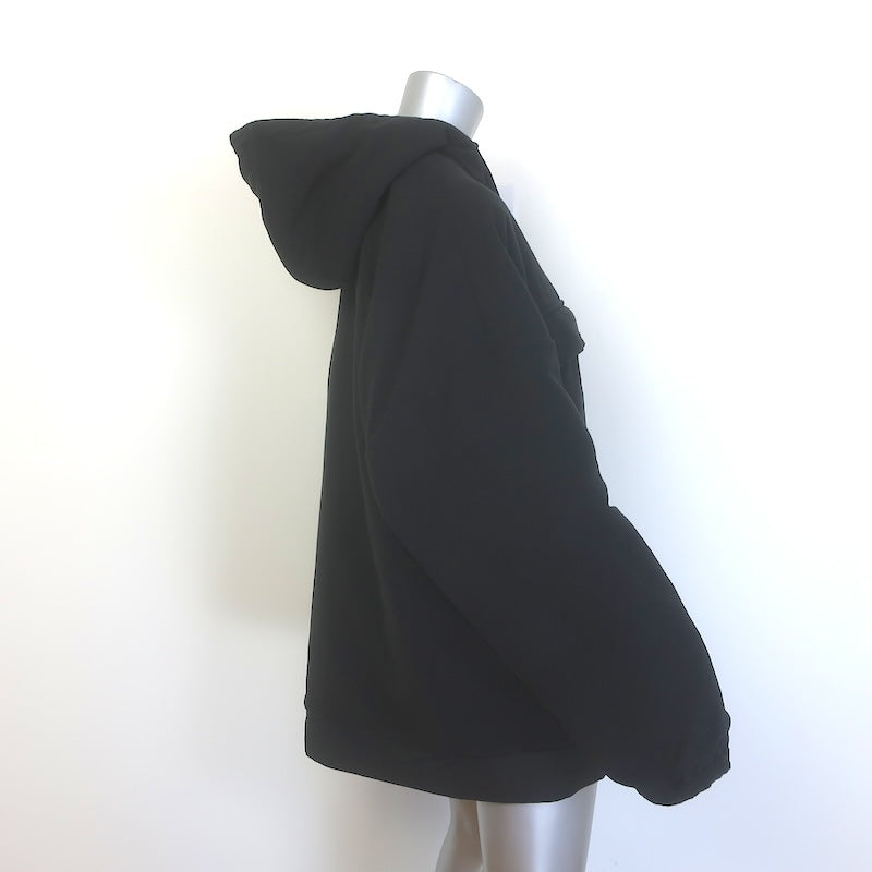 Alo Yoga Legion Oversized Reversible Hooded Jacket Black Size Small