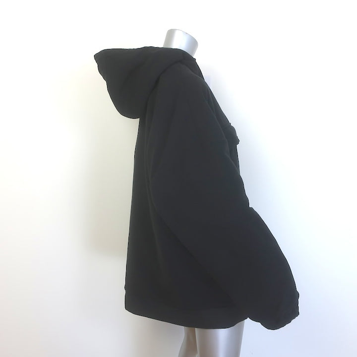 Alo Yoga Legion Oversized Reversible Hooded Jacket Black Size Small