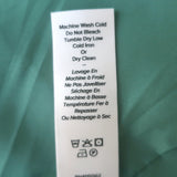 Cinq a Sept Khloe Denim Blazer Aqua Stretch Cotton Size 00 One-Button Jacket