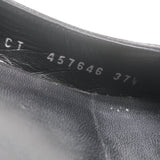 Saint Laurent Babies Block Heel Ankle Strap Pumps Black Suede Size 37.5