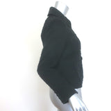 Doen Colleen Multi-Pocket Boucle Tweed Jacket Black Size Extra Small