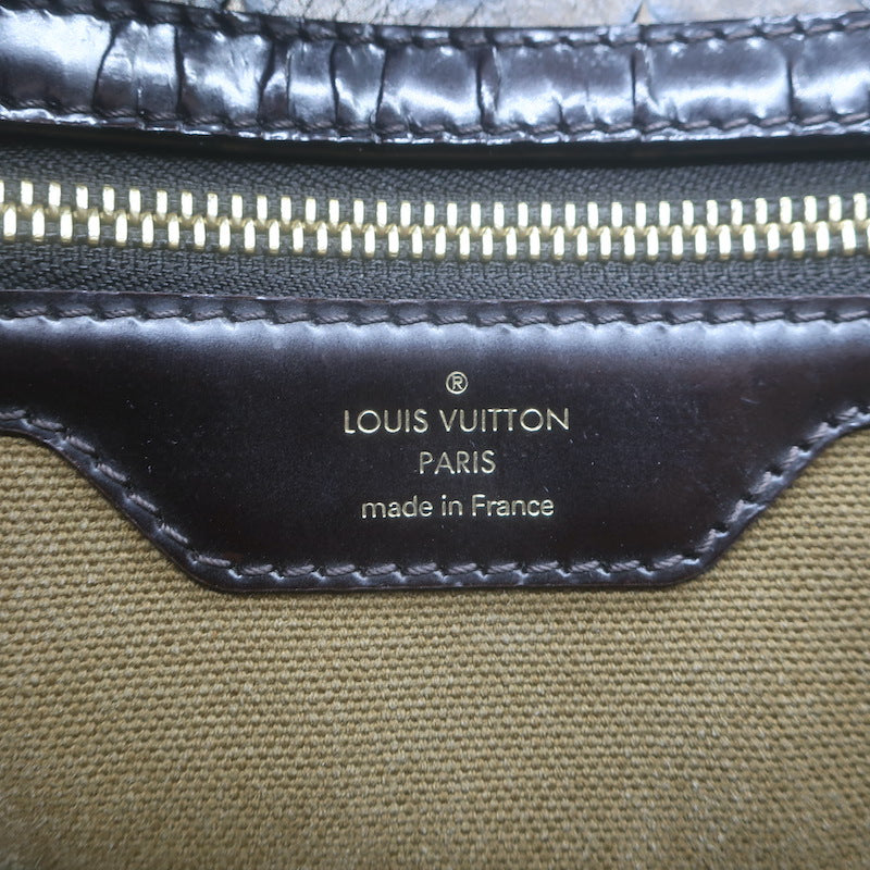 Louis Vuitton Sergeant GM Hobo Bag Bronze Monogram Embossed Leather