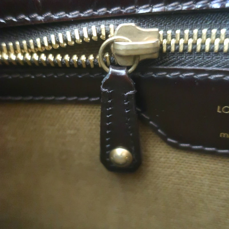 Louis Vuitton Sergeant GM Hobo Bag Bronze Monogram Embossed Leather