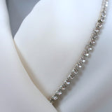 Cinq a Sept Barette Crystal-Trim Blazer Dress White Crepe Size 0 NEW