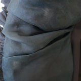 Alice + Olivia Ollie Ruffled Organza-Sleeve Crop Top Black Size 0