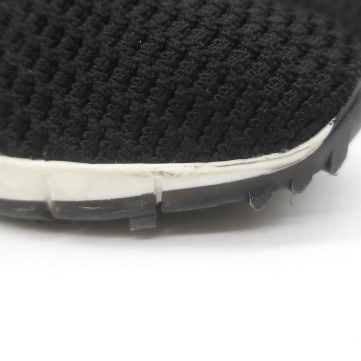 Jimmy Choo Veles Faux Pearl-Embellished Knit Sneakers Black Size 37