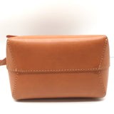 Mansur Gavriel Mini Mini Bucket Bag Camel/Light Pink Leather