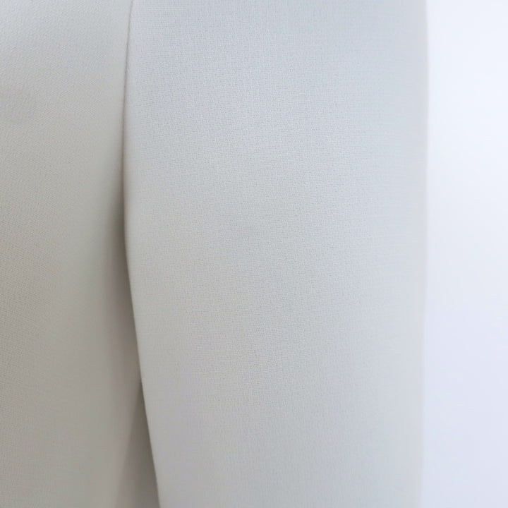 Cinq a Sept Barette Crystal-Trim Blazer Dress White Crepe Size 0 NEW