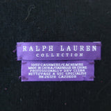 Ralph Lauren Collection Classic Cashmere Scarf Black