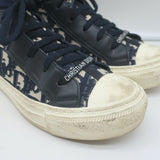 Christian Dior Walk'n' Sneakers Navy Oblique Technical Mesh Size 37.5