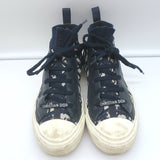 Christian Dior Walk'n' Sneakers Navy Oblique Technical Mesh Size 37.5