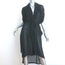 Malia Mills Nico Robe Cover-Up Black Swiss Dot Georgette Size Extra Small/Small