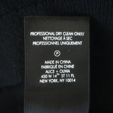 Alice + Olivia Justina Combo Bow Sweater Black Stretch Wool Size Extra Small