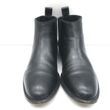 Jenni Kayne Chelsea Boots Black Leather Size 37.5 Flat Ankle Boots