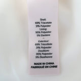 Cinq a Sept Barette Crystal-Trim Blazer Dress White Crepe Size 0 NEW