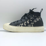 Christian Dior Walk'n' Sneakers Navy Oblique Technical Mesh Size 37.5