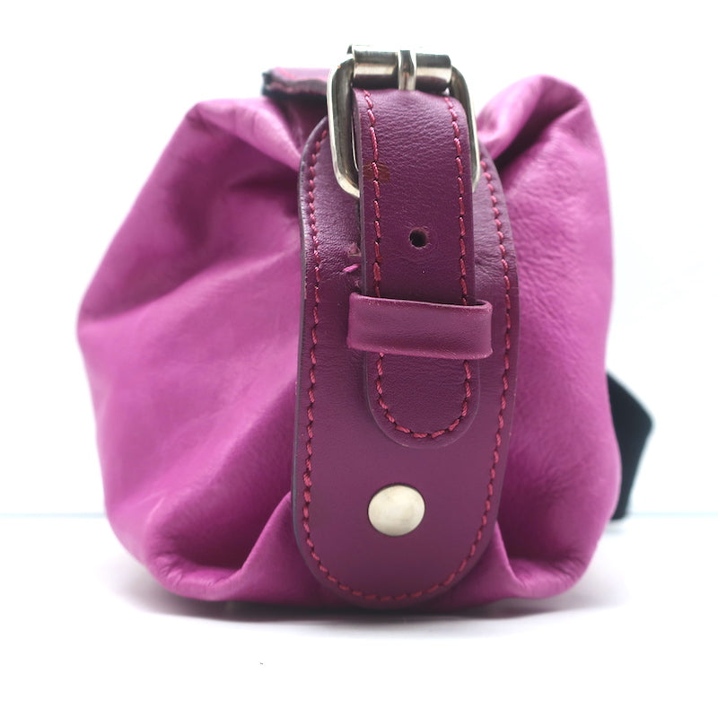 Chloe Small Crossbody Bag Magenta Leather