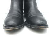 Jenni Kayne Chelsea Boots Black Leather Size 37.5 Flat Ankle Boots