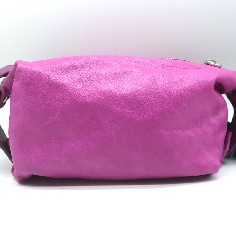 Chloe Small Crossbody Bag Magenta Leather