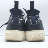 Christian Dior Walk'n' Sneakers Navy Oblique Technical Mesh Size 37.5