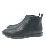 Jenni Kayne Chelsea Boots Black Leather Size 37.5 Flat Ankle Boots