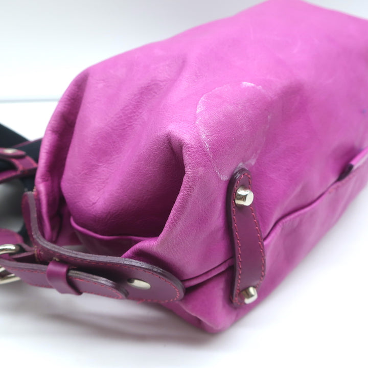 Chloe Small Crossbody Bag Magenta Leather
