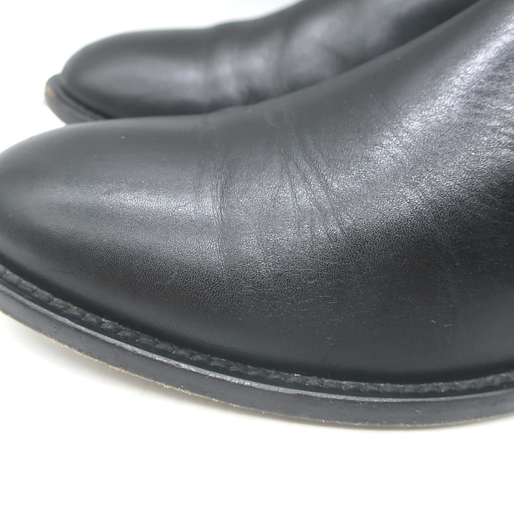 Jenni Kayne Chelsea Boots Black Leather Size 37.5 Flat Ankle Boots