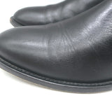 Jenni Kayne Chelsea Boots Black Leather Size 37.5 Flat Ankle Boots