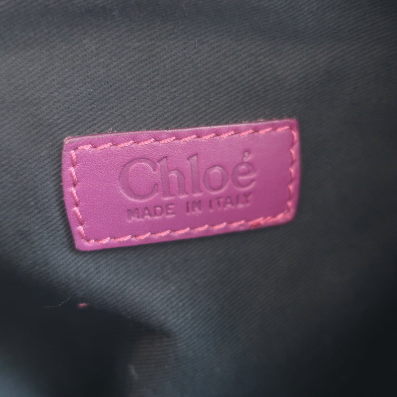 Chloe Small Crossbody Bag Magenta Leather